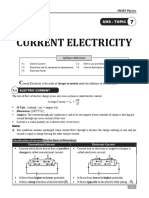 Topic 07 - Current Electricity