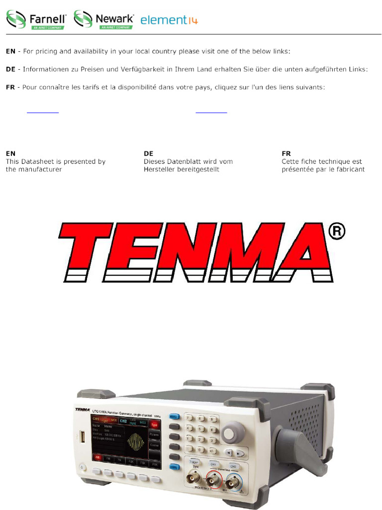Function Generator Guide | PDF | Modulation | Amplitude