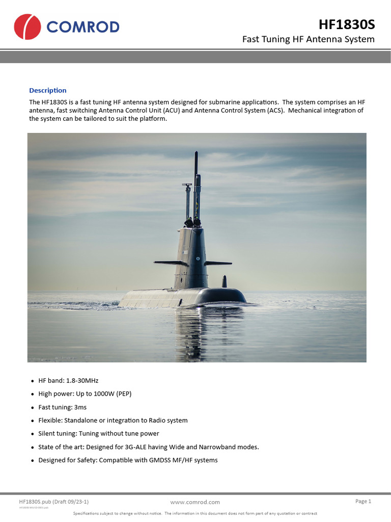 Fast Tuning HF Antenna System Overview | PDF | Antenna (Radio) | High ...