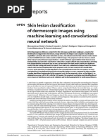 Skin Lesion Classification of Dermoscopic Images Using Machine Learning and Convolutional Neural Network