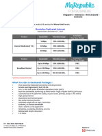 Draft - Quotation Dedicated - Broadband - Wisma Kodel