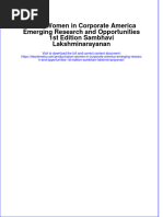 Ebook Asian Women in Corporate America Emerging Research and Opportunities 1St Edition Sambhavi Lakshminarayanan Online PDF All Chapter