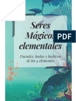 Seres Mágicos Elementales Hechizos e Invocaciones - Duendes - Hadas - Elfos - 4 Elementos