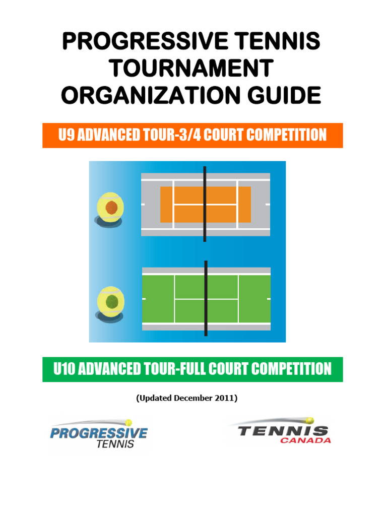 U10 PT Tournament Organization Guide Dec 2011 | PDF | Tournament | Sports