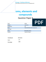 4.4 Atoms Elements and Compounds QP - Igcse Cie Chemistry - Extended Theory Paper