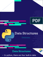 Python Data Structures Dict