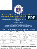 PS Policies On Enrolment, Transfer of Docs, Checking of School Forms and SF10 As of April 29 2024