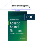 Ebook Aquatic Animal Nutrition Organic Macro and Micro Nutrients Steinberg Online PDF All Chapter