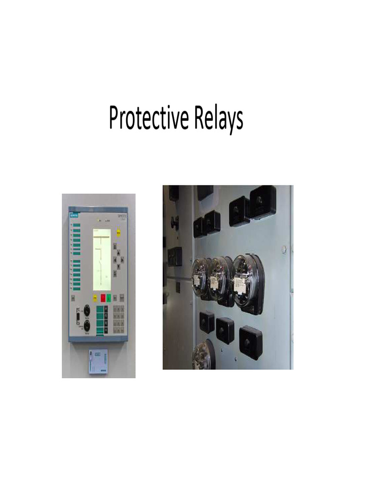 Overview of Protective Relays | PDF | Relay | Electromagnetic Induction