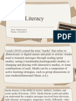 Media Literacy Report