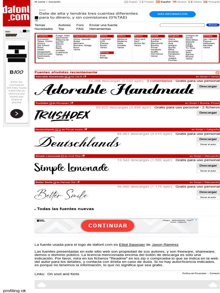 Image Result For Dafont Descargar Fuentes