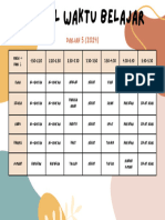 Jadual Waktu Darjah 5