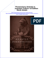 Beastly Possessions Animals in Victorian Consumer Culture 1St Edition Sarah Amato Online Ebook Texxtbook Full Chapter PDF