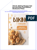 Ebook Baking Cookbook Baking Recipes That Are Timeless and Easy 2Nd Edition Booksumo Press Online PDF All Chapter