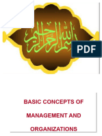 Basic Concepts of Management & Org