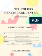 Pastel Colors Healthcare Center by Slidesgo