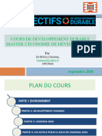 Cours de Developpement durable