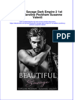 Ebook Beautiful Savage Dark Empire 2 1St Edition Caroline Peckham Susanne Valenti Online PDF All Chapter