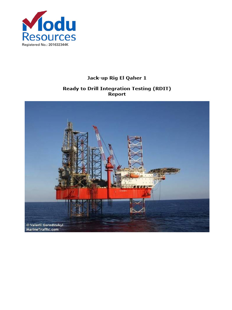 El Qaher 1 RDIT Report Summary | PDF | Pump | Transformer