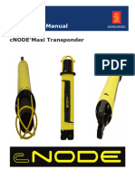 Kongsberg Transponder Cnode Maxi - InstructionManual