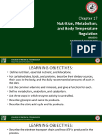 Chapter 17 - Nutrition, Metabolism, and Body Temperature Regulation 2