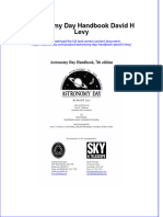Ebook Astronomy Day Handbook David H Levy Online PDF All Chapter