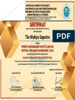 Peserta - Tio Wahyu Saputra