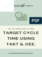 Finding Target Cycle Time Using Takt and OEE