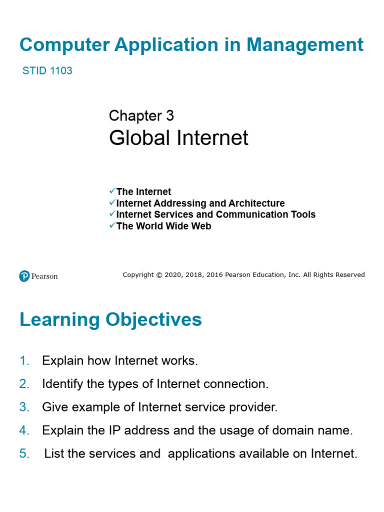 Chapter 3 - Global Internet | PDF | Internet | Computer Network