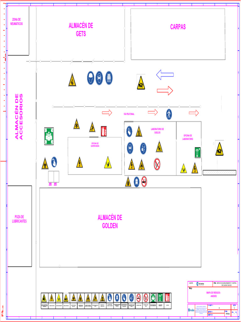 Mapa de Riesgos y Seguridad Laboral | PDF | Laboratorios