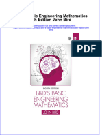 Bird S Basic Engineering Mathematics 8Th Edition John Bird Online Ebook Texxtbook Full Chapter PDF