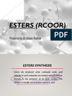 Esters (Rcoor) : Prepared by DR Eslam Roshdy