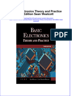 Download ebook Basic Electronics Theory And Practice 3Rd Edition Sean Westcott online pdf all chapter docx epub 