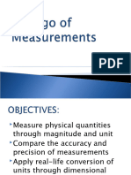 A Lingo of Measurements