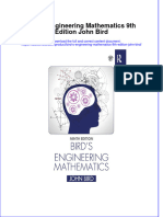 Bird S Engineering Mathematics 9Th Edition John Bird Online Ebook Texxtbook Full Chapter PDF