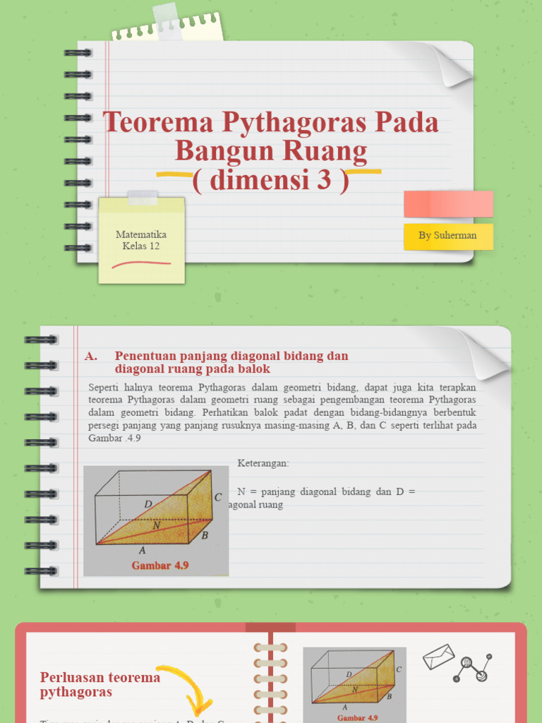 Teorema Pythagoras pada Bangun Ruang | PDF