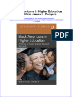 Ebook Black Americans in Higher Education 1St Edition James L Conyers Online PDF All Chapter