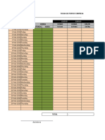 Excel Folha Do Ponto