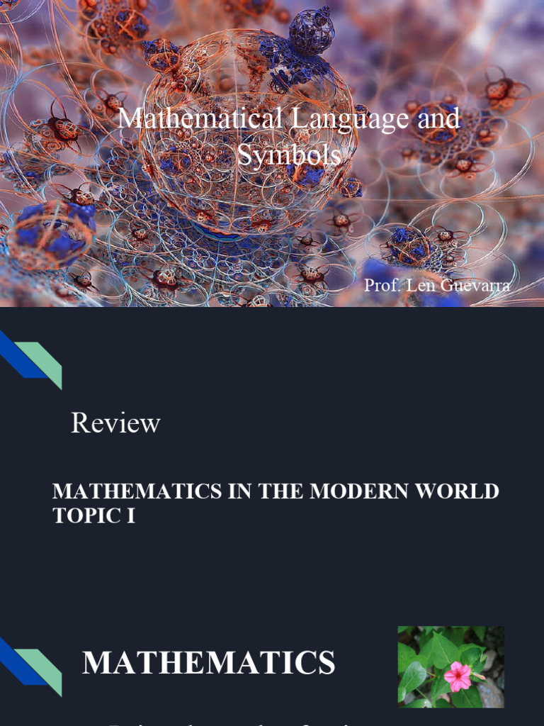 Mathematics Language and Symbols | PDF | Mathematics | Logic