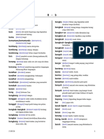 Javanese Lexicon