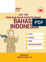 KISI - KISI Mapel Bahasa Indonesia
