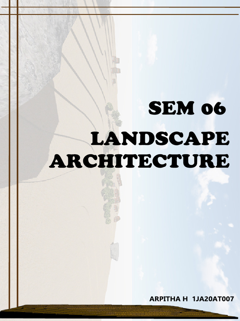 Landscape Architecture Site Analysis | PDF