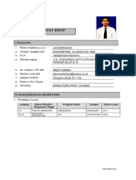 Daftar Riwayat Hidup: I. Data Pns