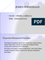 Manjemen Persediaan Urmila Amelia