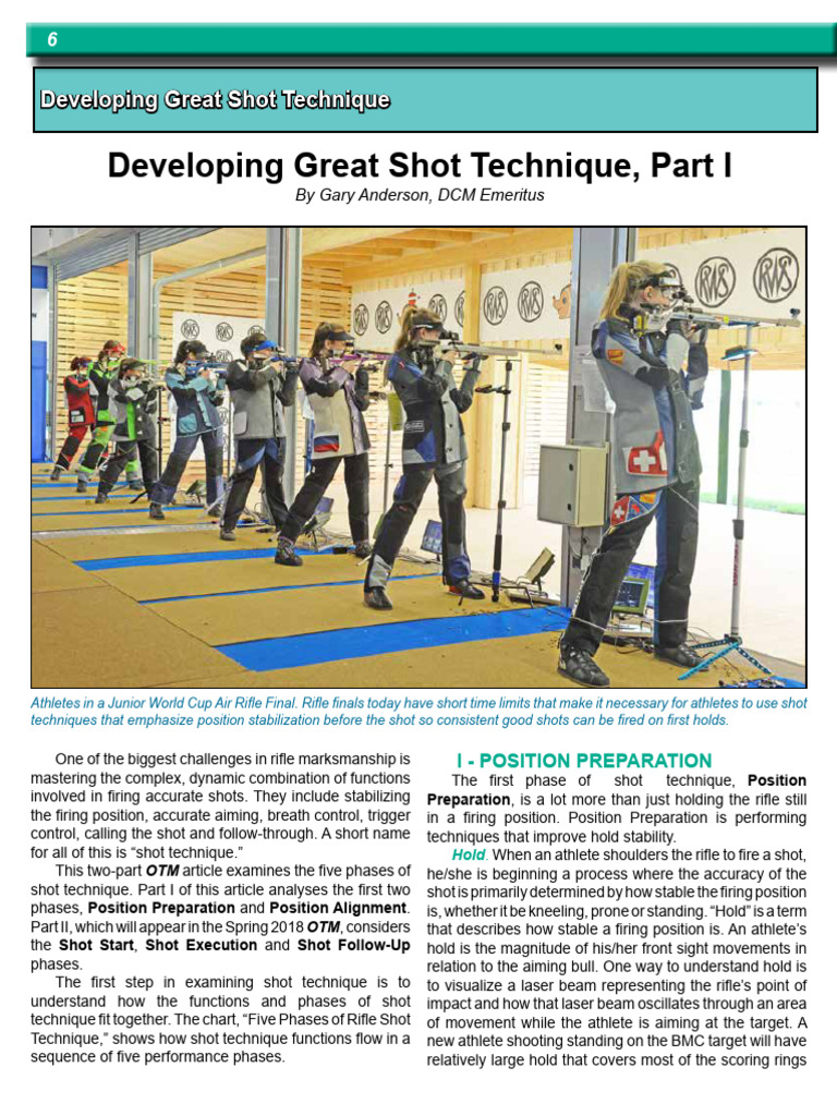 Mastering Rifle Shot Technique: Part I | PDF | Glasses | Projectile Weapons