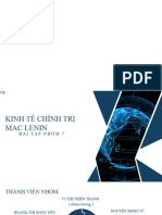 Kinh Tế Chính Trị Mac Lenin Nhóm 7