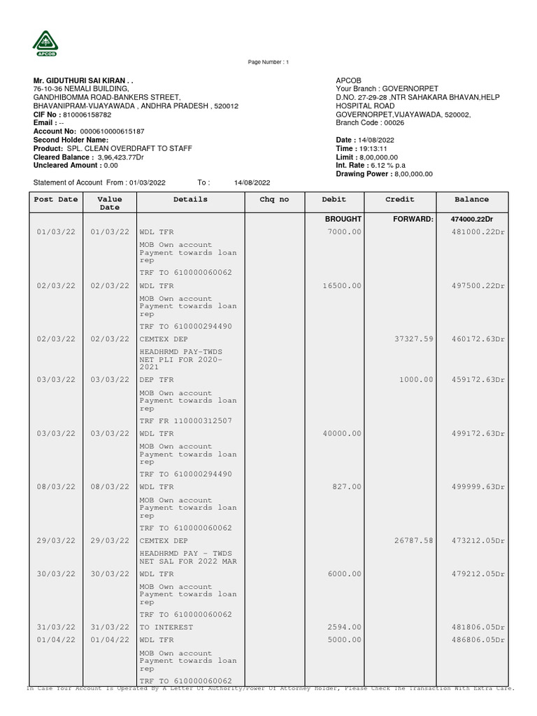 PDF Document 3 | PDF | Debits And Credits | Payments