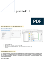 A Guide To C++