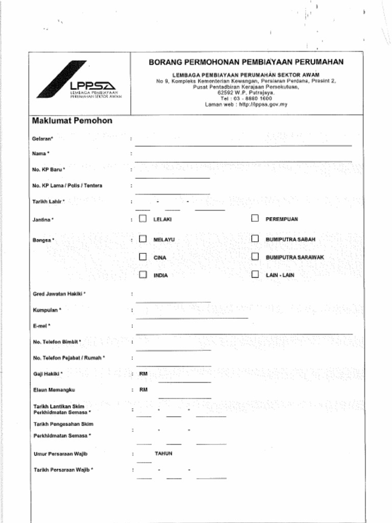 LPPSA FORM Manual PDF