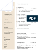 Modern and Professional Resume by JustBeYourSelf